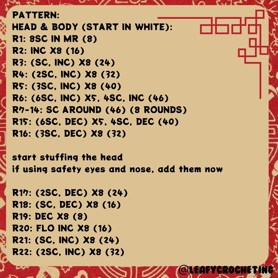 Crochet Kitsune Pattern for Adorable Amigurumi Toy Crafting