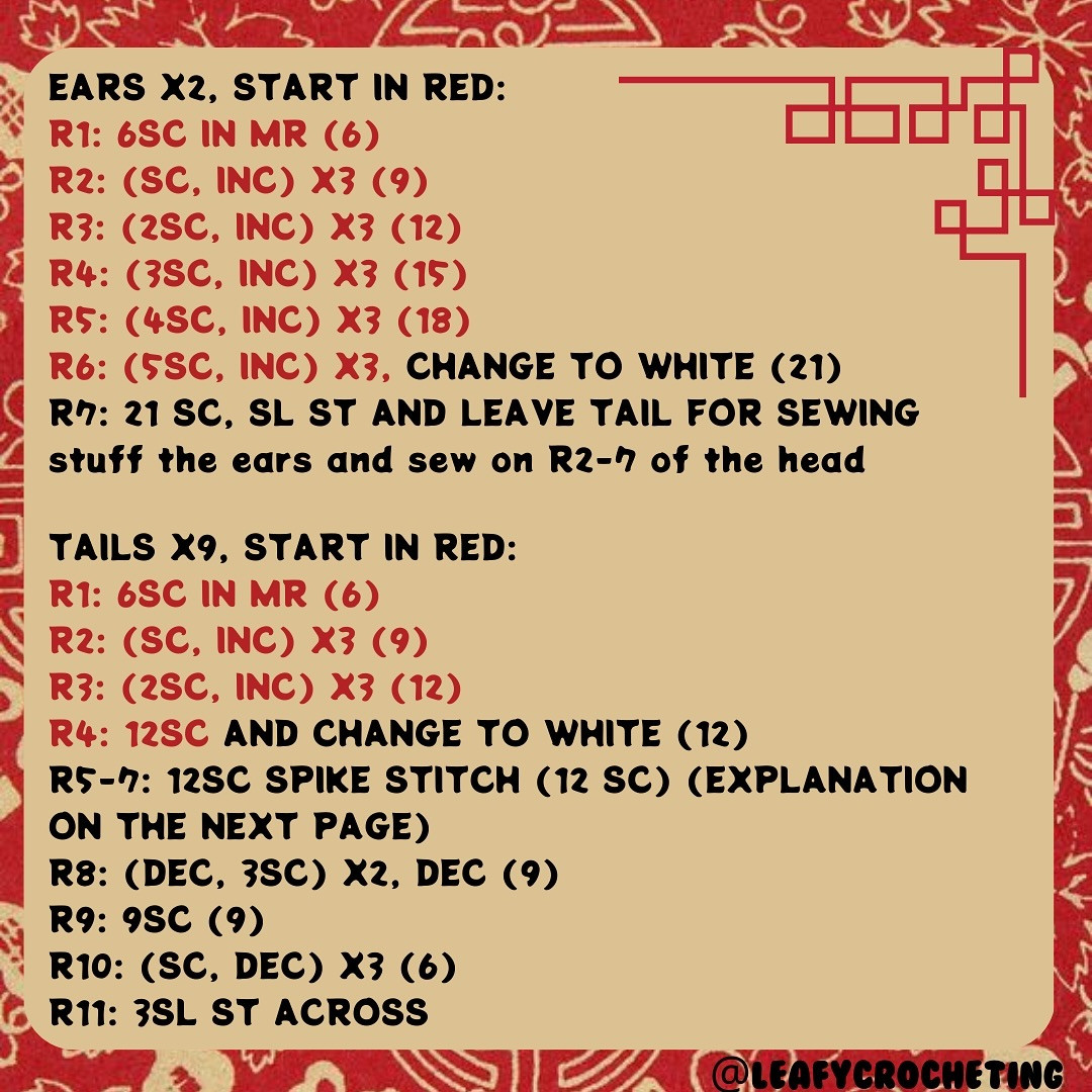 Crochet Kitsune Pattern for Adorable Amigurumi Toy Crafting