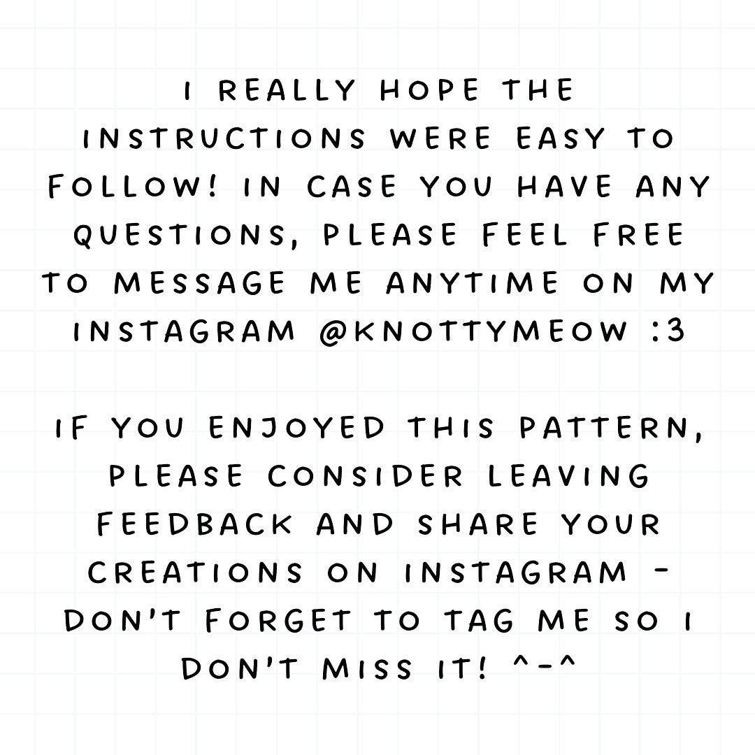 Crochet Kitty Keychain Pattern - Free and No Sew Tutorial