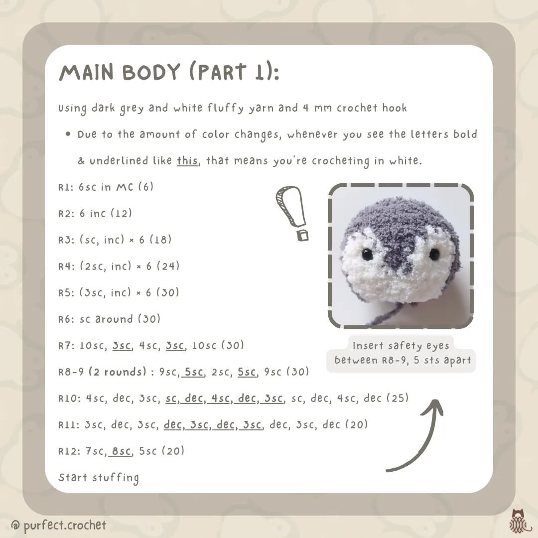 Crochet Little Penguin Pattern for Intermediate Crafters