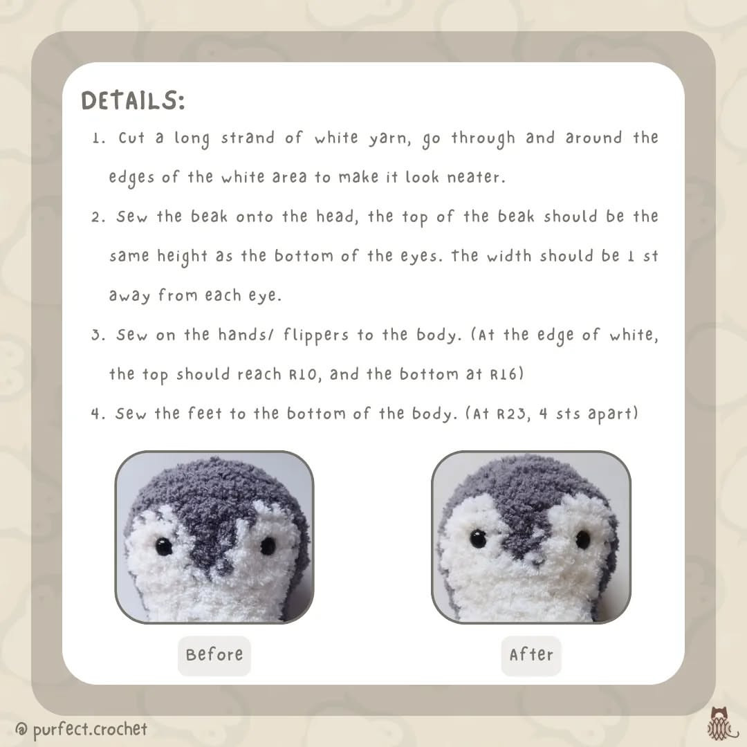 Crochet Little Penguin Pattern for Intermediate Crafters