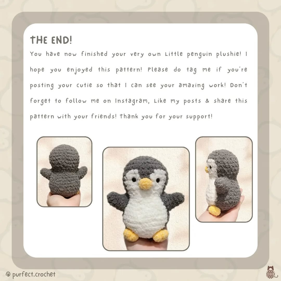 Crochet Little Penguin Pattern for Intermediate Crafters