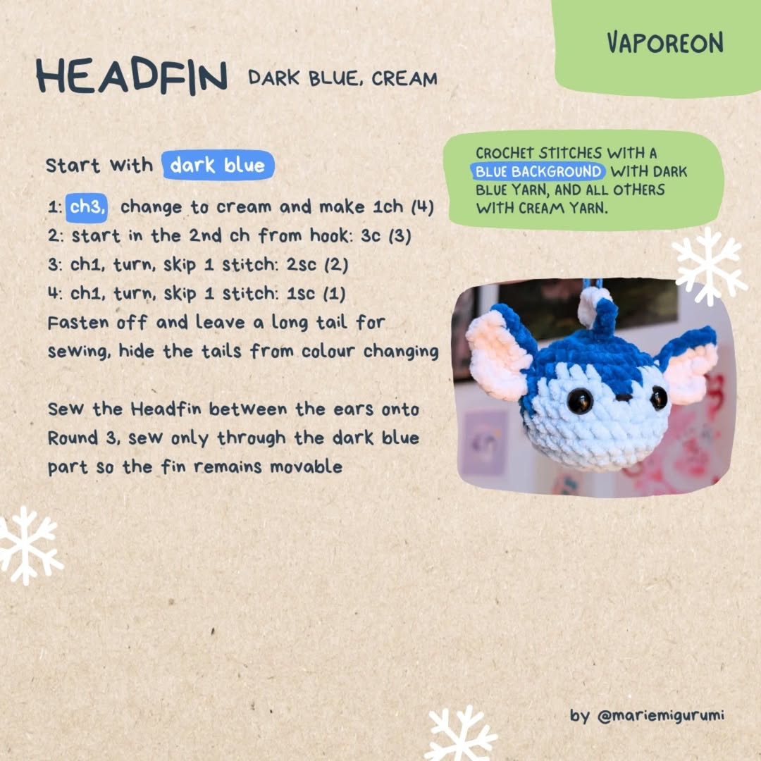 Crochet Monster Christmas Ornaments Free Pattern for Festive Decoration