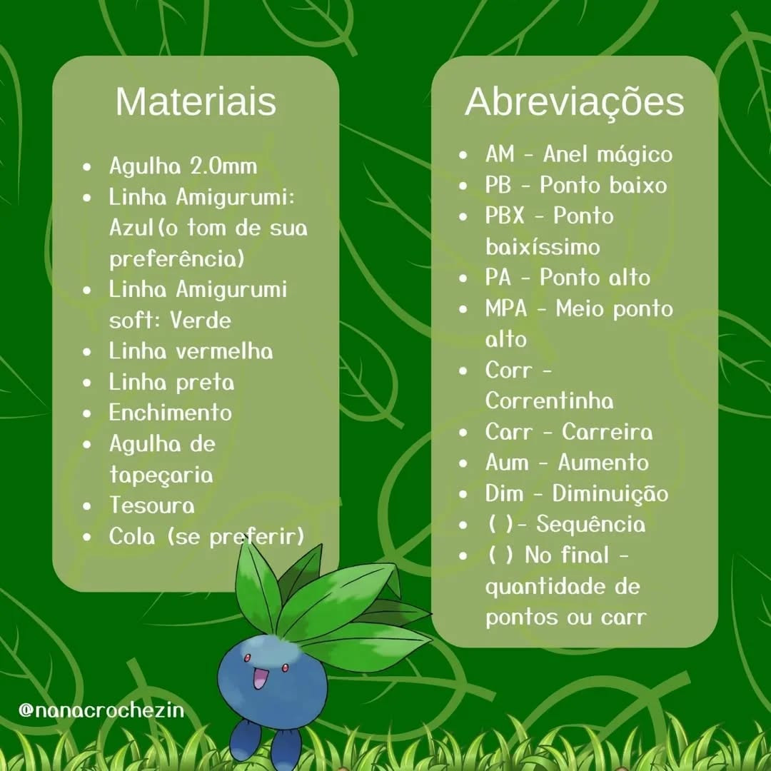 Crochet Oddish Pattern: Free Guide for Amigurumi Enthusiasts