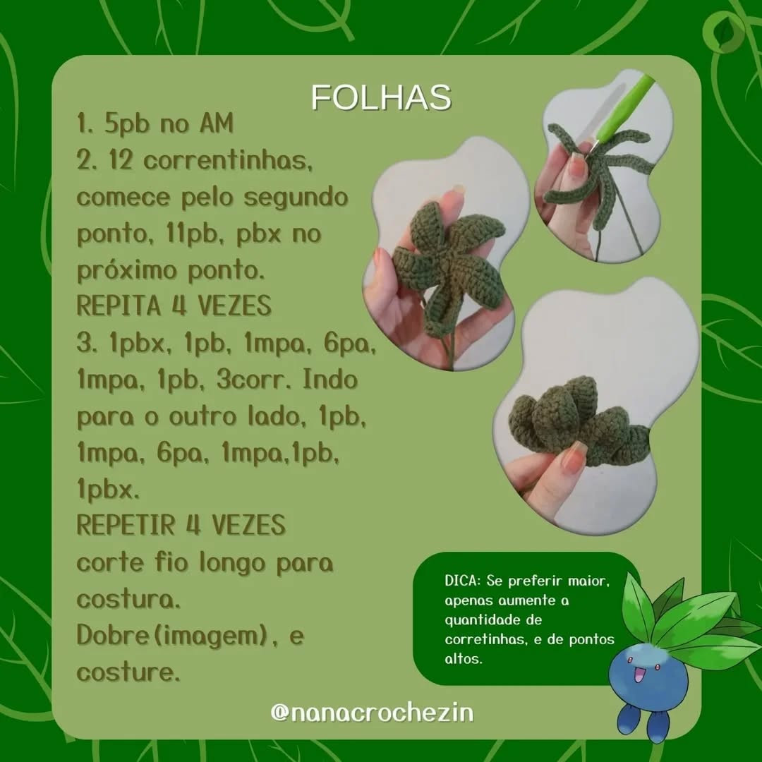 Crochet Oddish Pattern: Free Guide for Amigurumi Enthusiasts