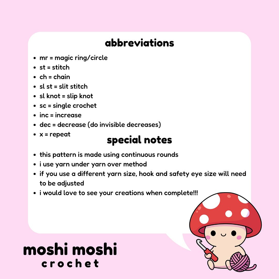 Crochet Oshawott Amigurumi Pattern for Beginners - Free Tutorial