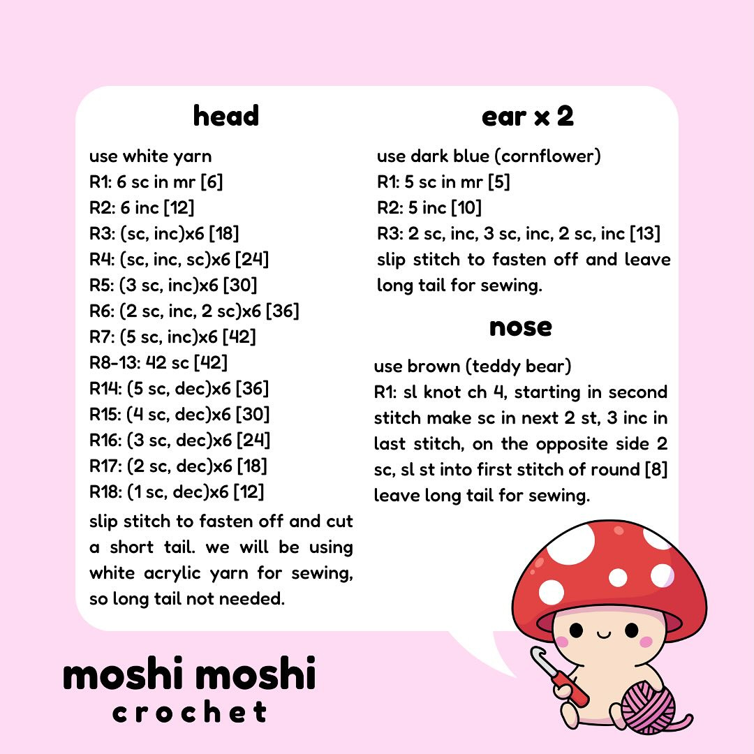 Crochet Oshawott Amigurumi Pattern for Beginners - Free Tutorial