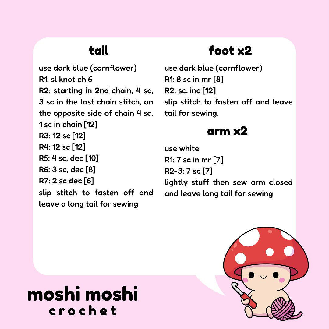 Crochet Oshawott Amigurumi Pattern for Beginners - Free Tutorial