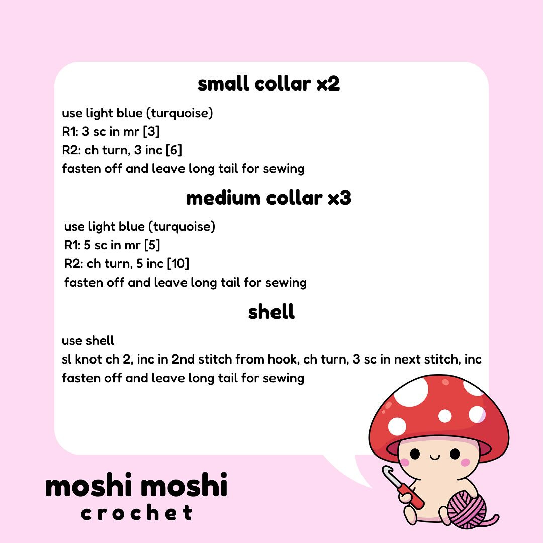 Crochet Oshawott Amigurumi Pattern for Beginners - Free Tutorial