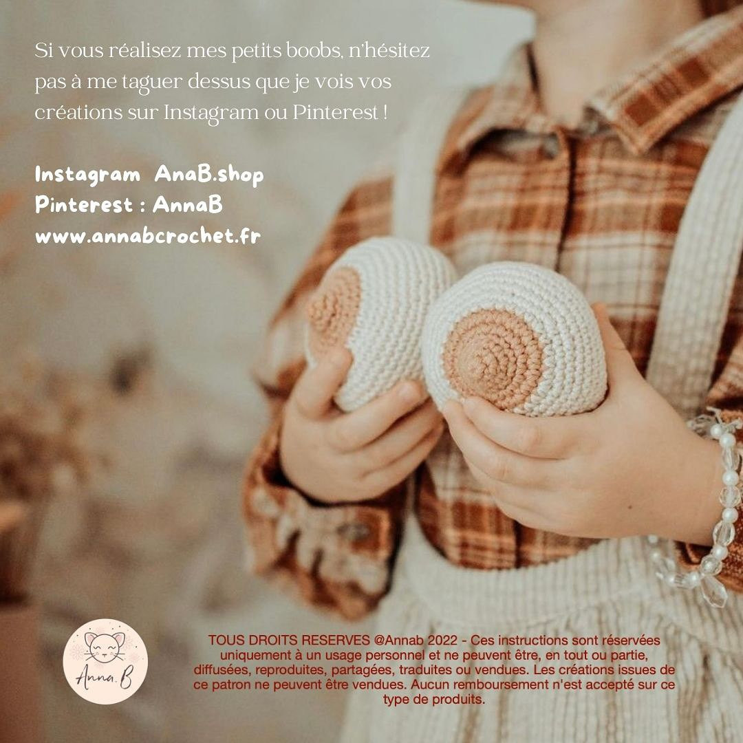 Crochet Pattern: Adorable Amigurumi Breast Design