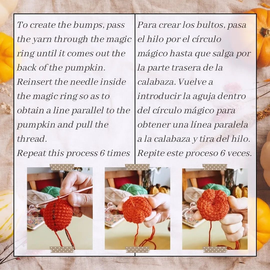 Crochet Pattern for a Charming Pumpkin Garland Decoration