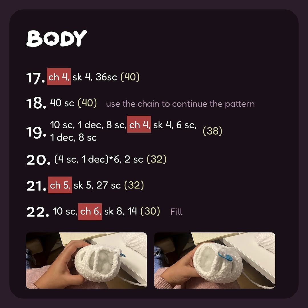 Crochet Pattern for Abigail from Don't Starve Game