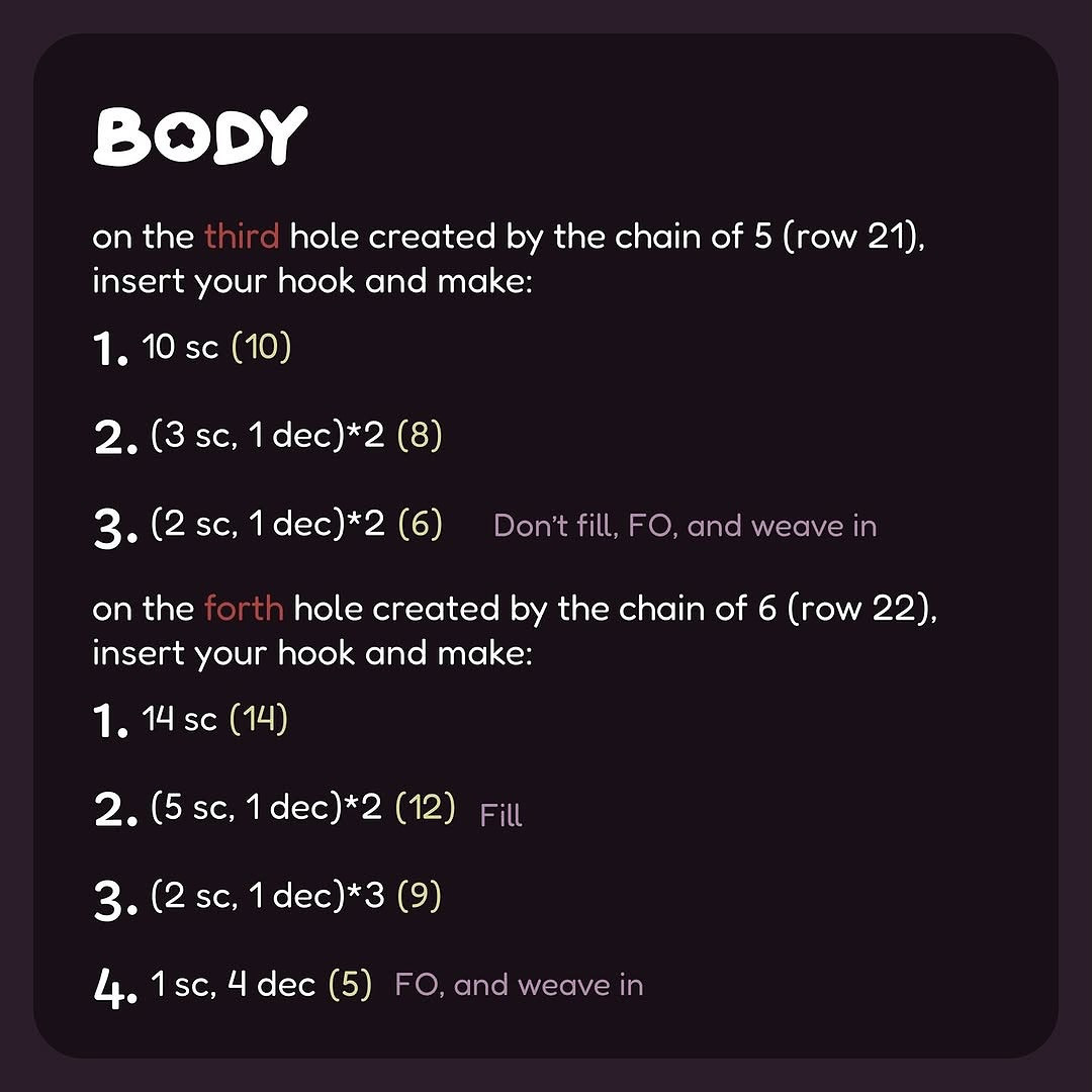 Crochet Pattern for Abigail from Don't Starve Game