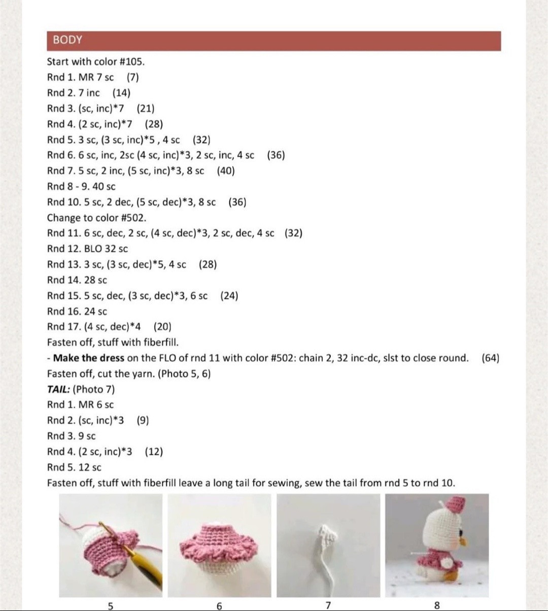 Crochet Pattern for Adorable Baby Boy Duck Amigurumi