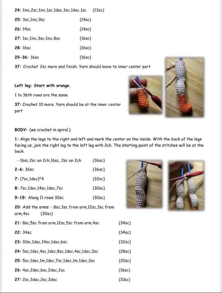 Crochet Pattern for Adorable Boy Doll with Colorful Outfit