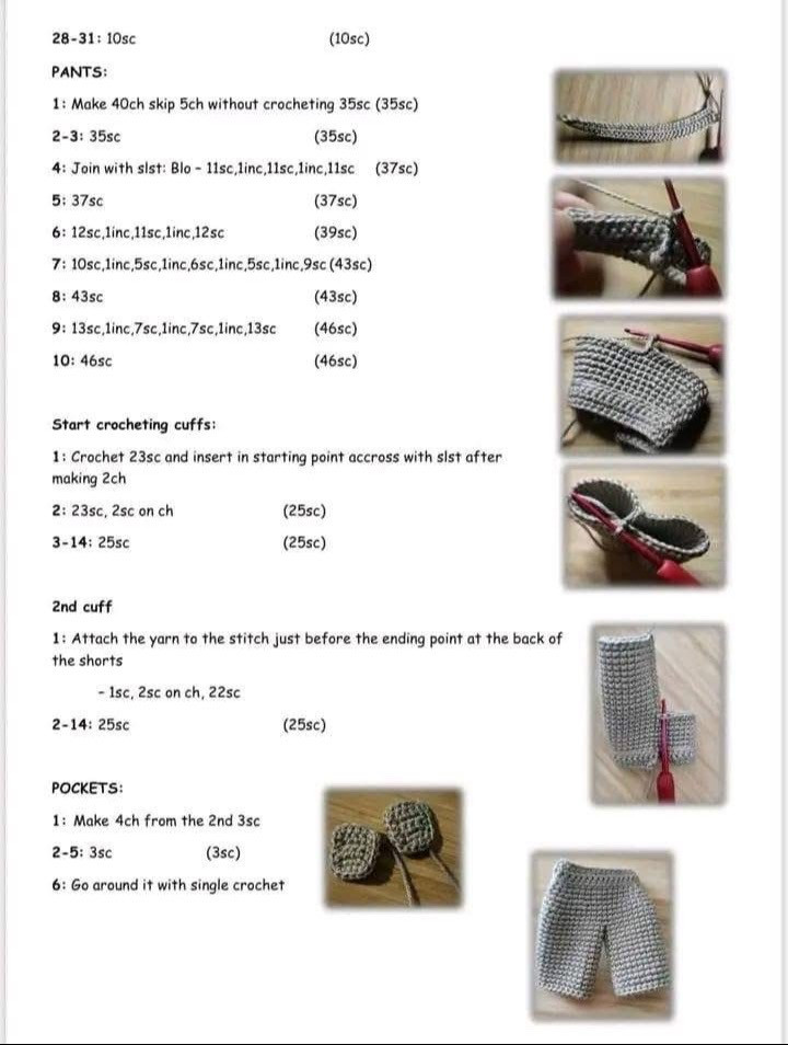 Crochet Pattern for Adorable Boy Doll with Colorful Outfit