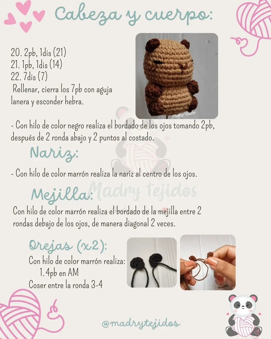 Crochet Pattern for Adorable Capybara Couple in Wedding Attire