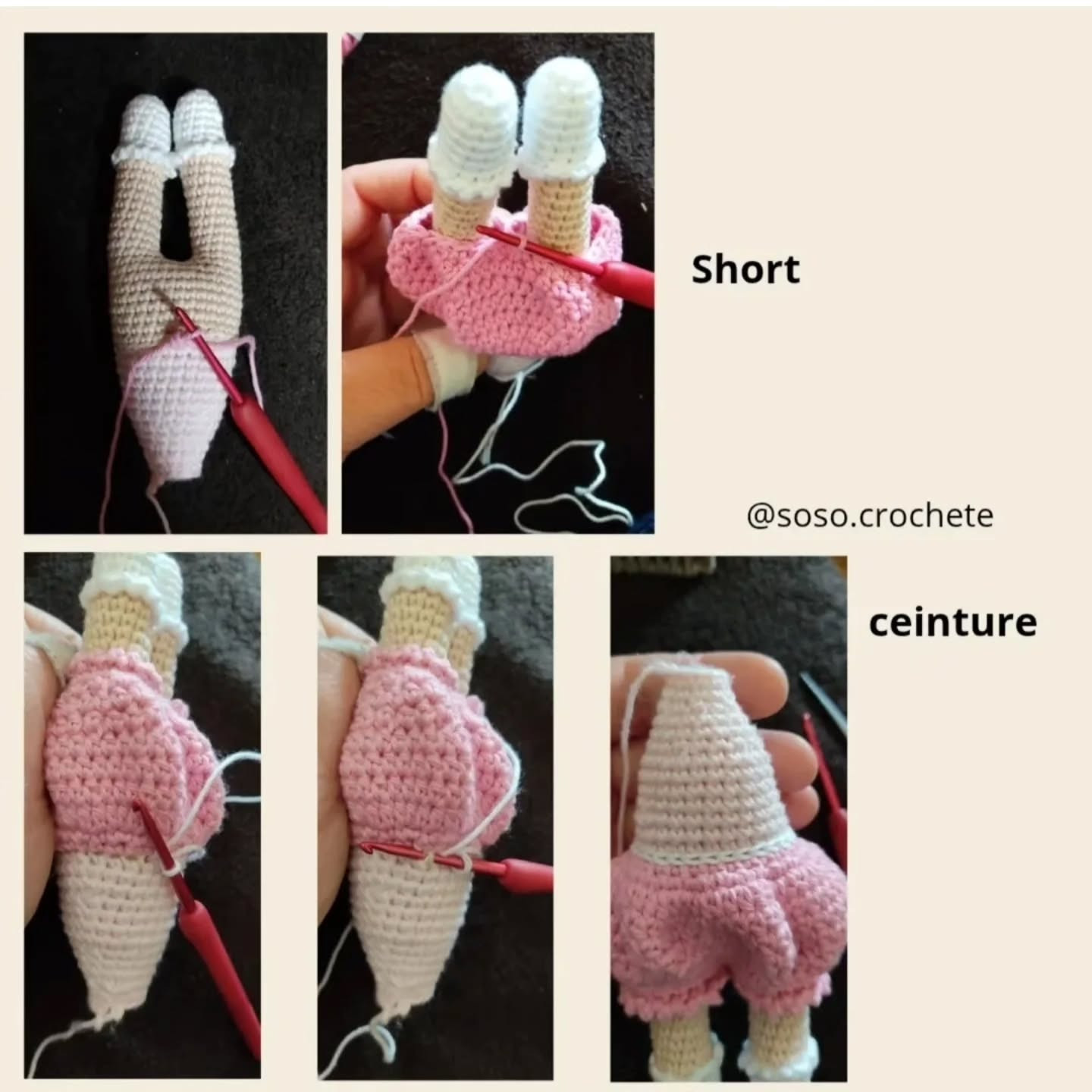 Crochet Pattern for Adorable Flower Doll Marguerite