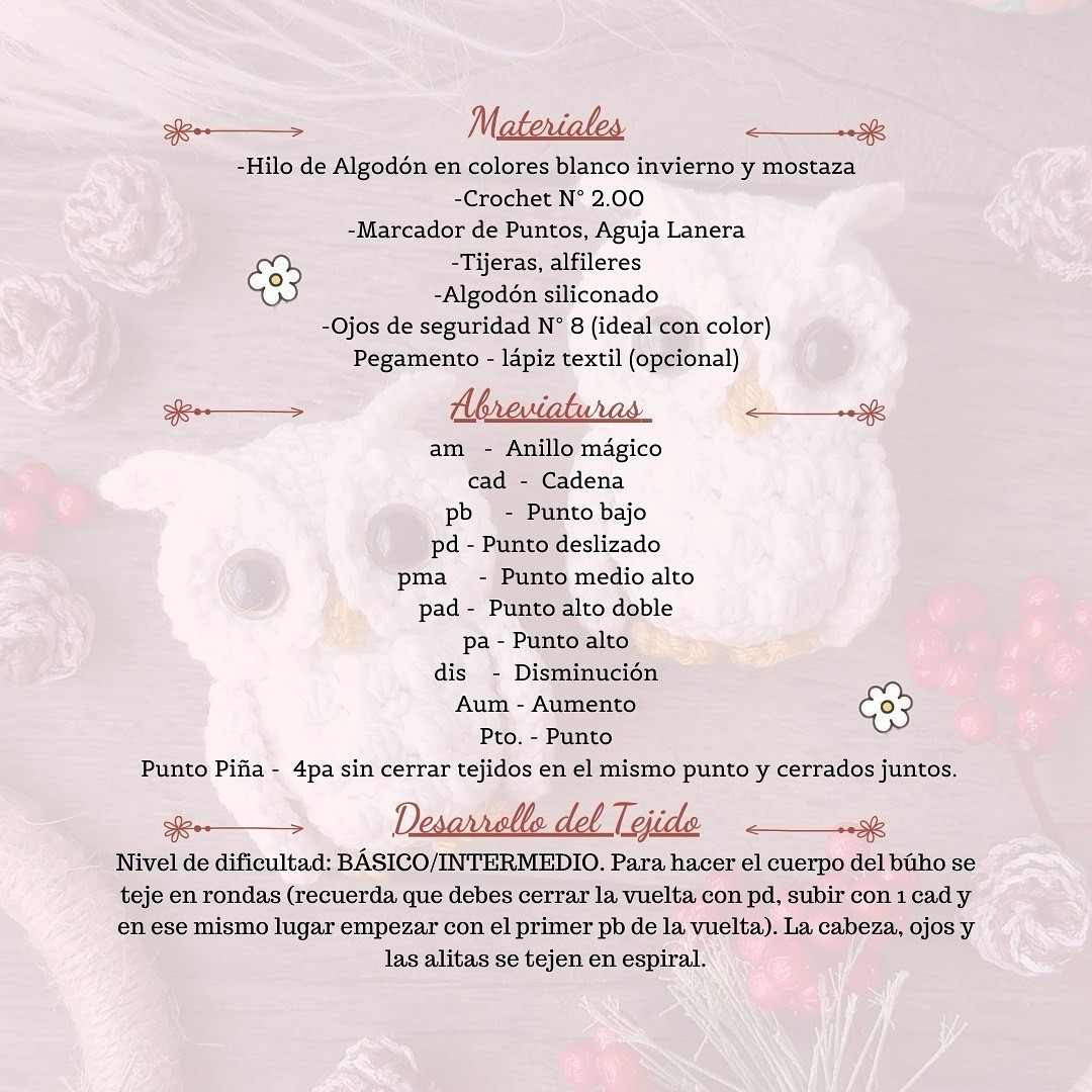 Crochet Pattern for Adorable White Owls - Free and Easy Guide