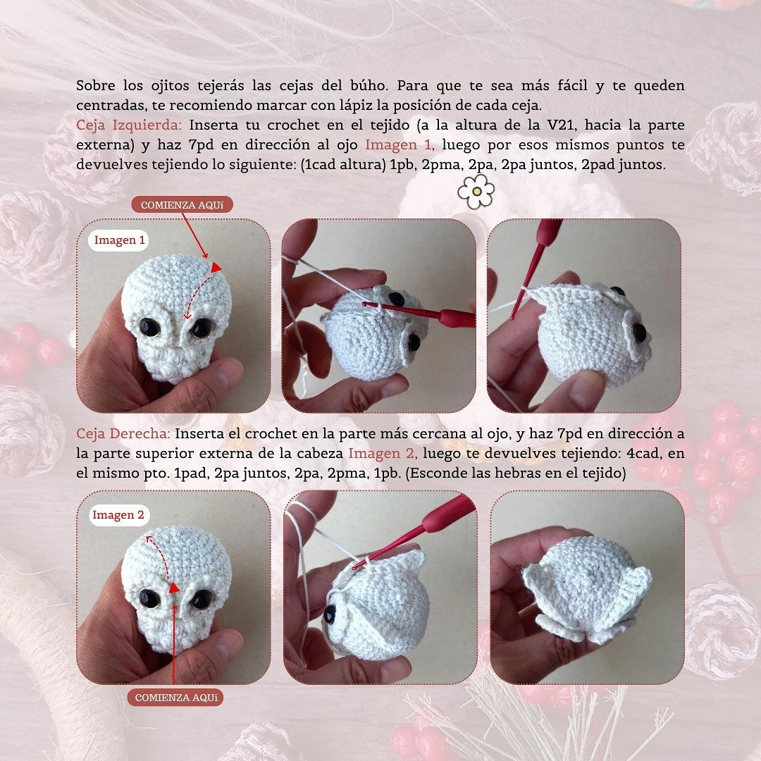 Crochet Pattern for Adorable White Owls - Free and Easy Guide