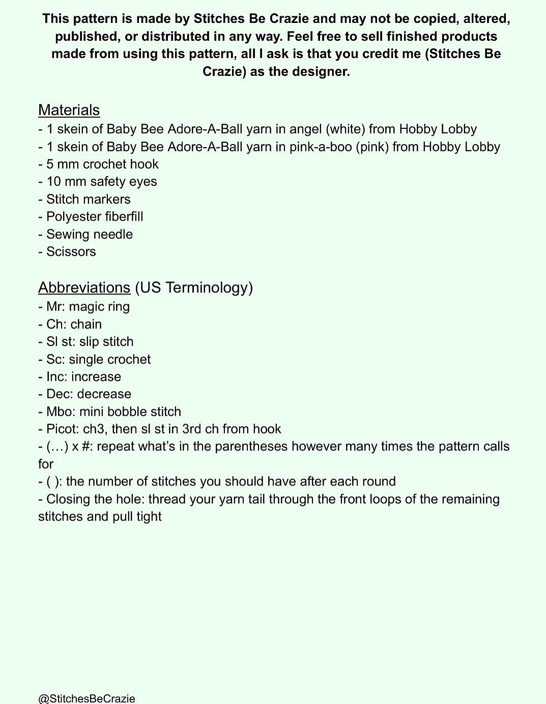 Crochet Pattern for Baby Two-Headed Dragon Amigurumi