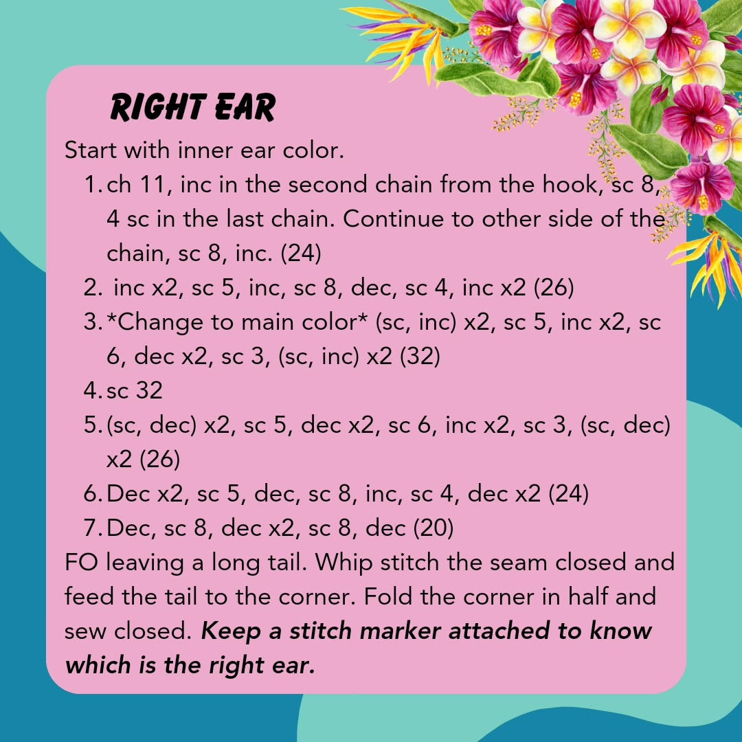 Crochet Pattern for Blue and Pink Alien Dolls