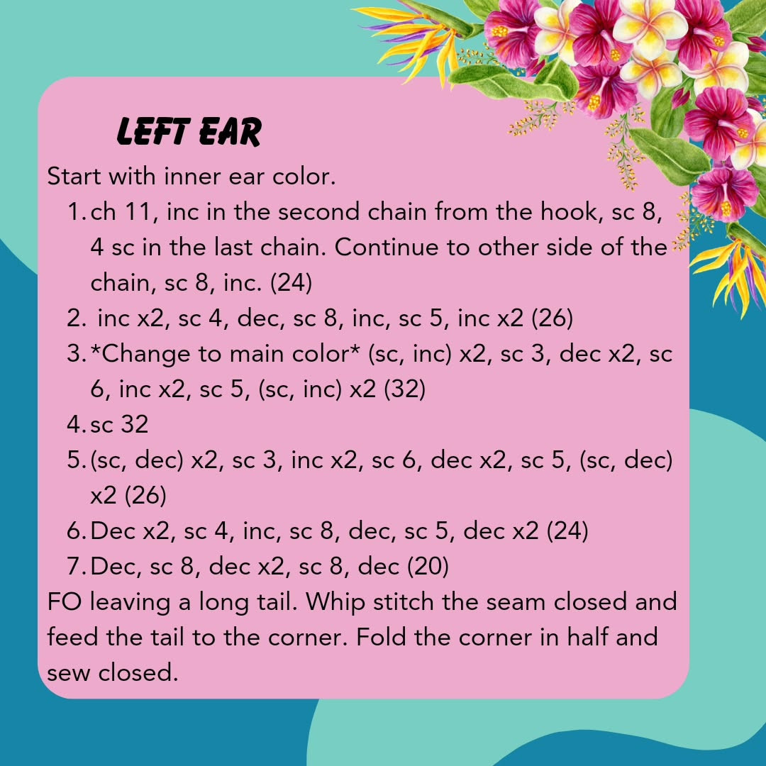 Crochet Pattern for Blue and Pink Alien Dolls