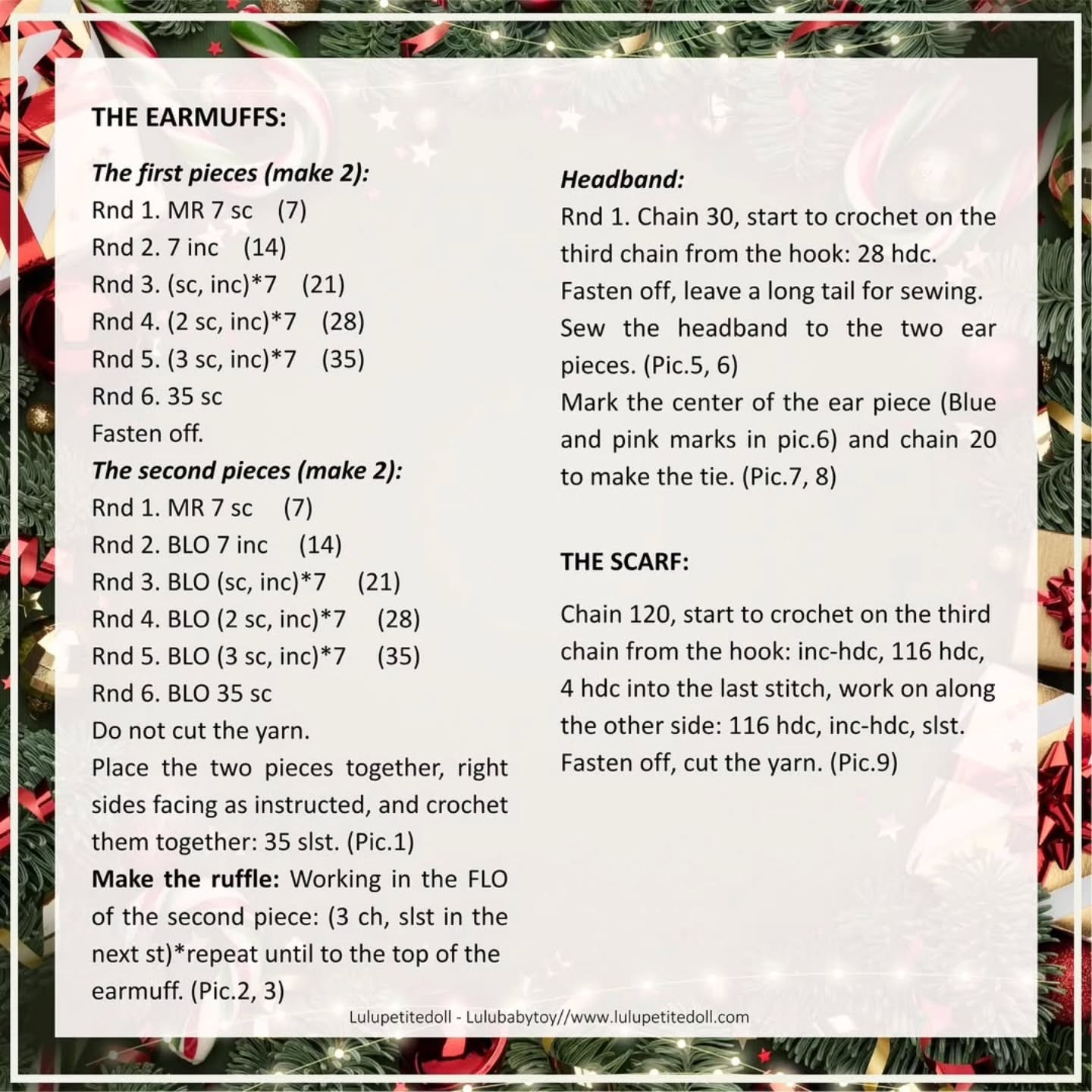 Crochet Pattern for Charlie Brown and Snoopy Winter Outfit