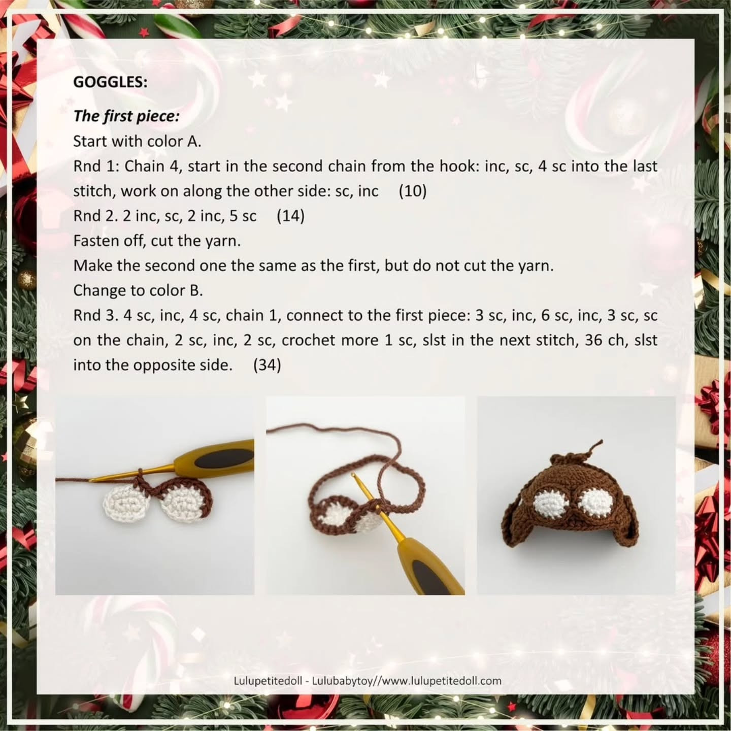 Crochet Pattern for Charlie Brown and Snoopy Winter Outfit