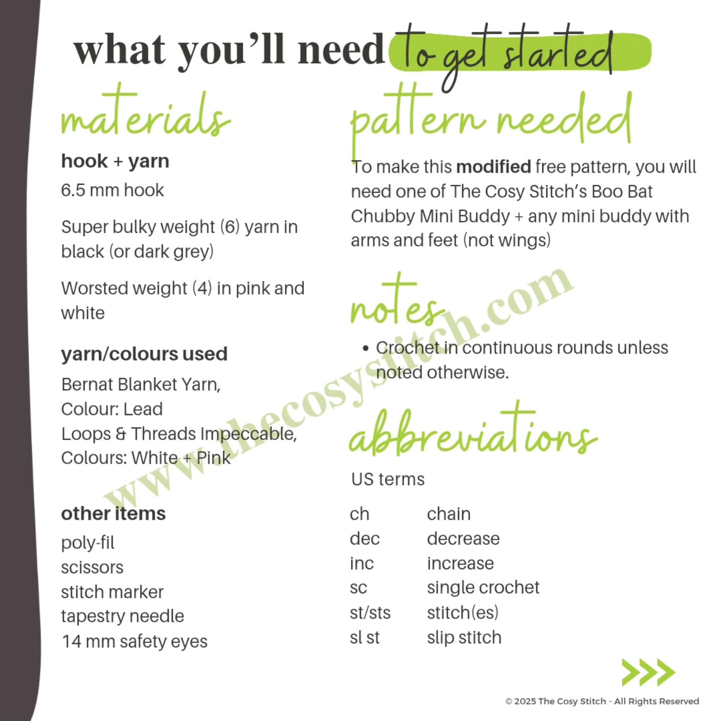 Crochet Pattern for Chubby Black Cat Amigurumi Toy