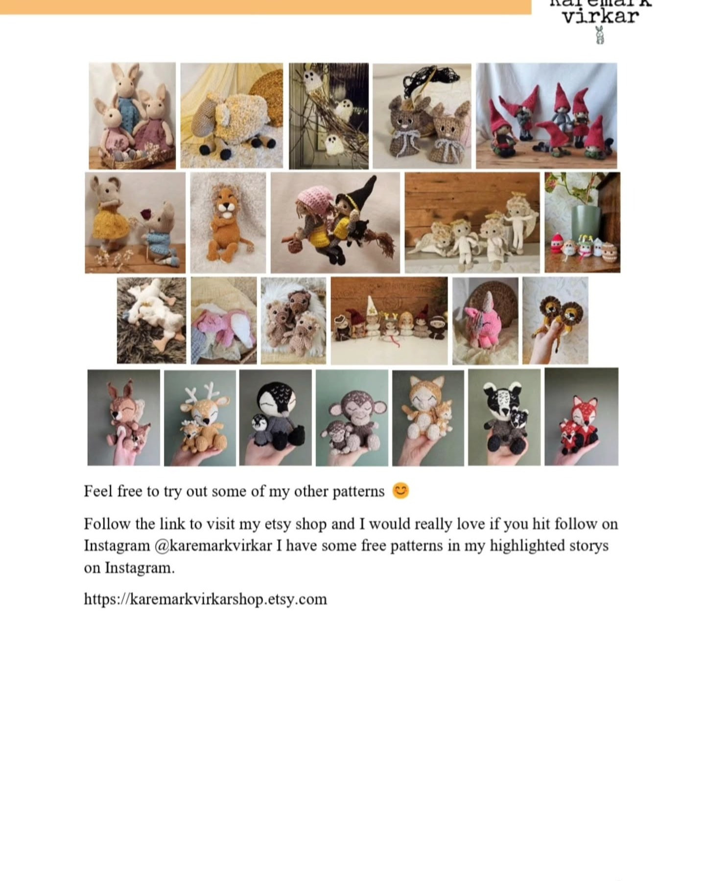 Crochet Pattern for Colorful Autumn Pumpkins in Basket