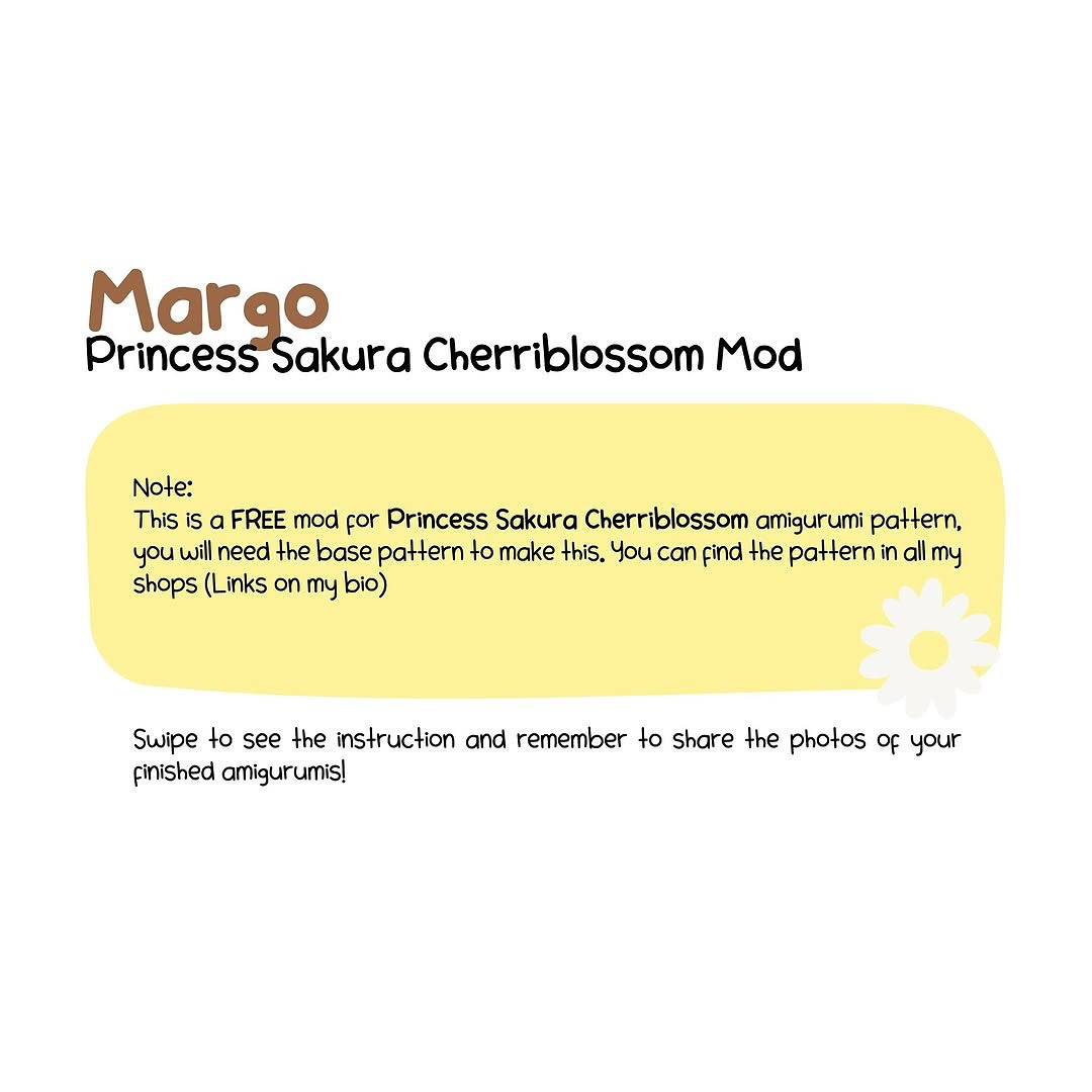 Crochet Pattern for Cute Amigurumi Bee with Daisy