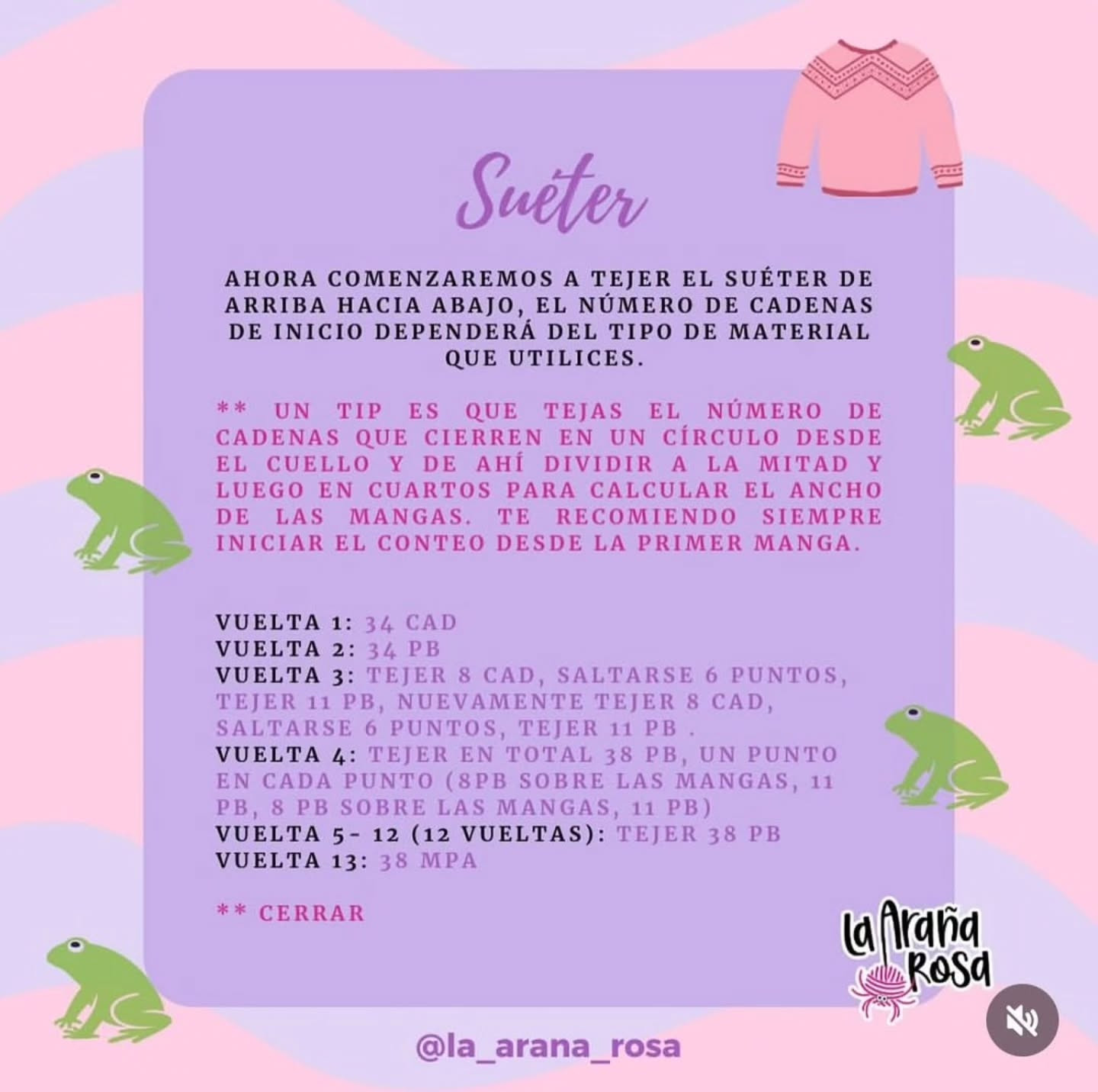 Crochet Pattern for Cute Frogs in Sweaters