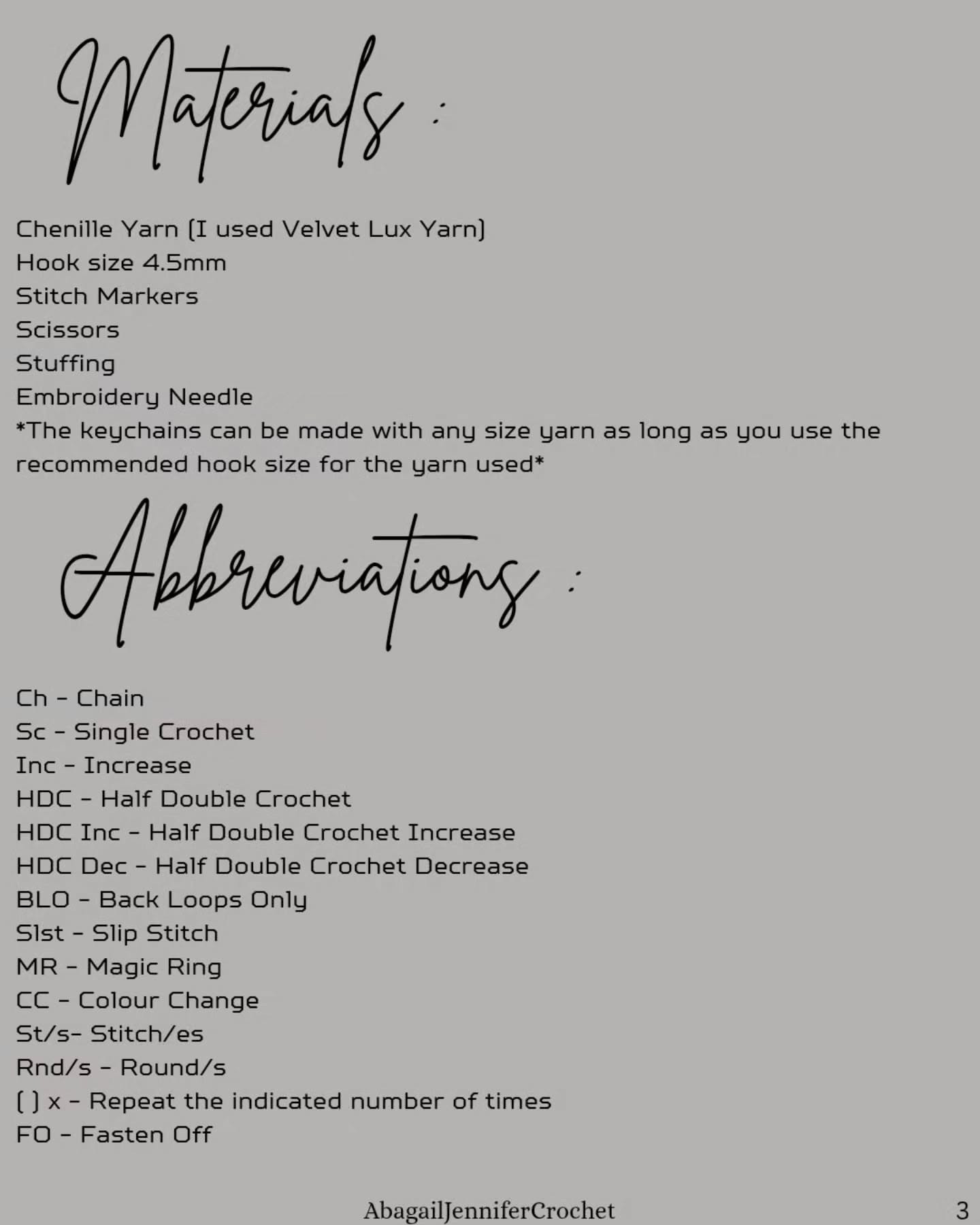 Crochet Pattern for Cute Minecraft Keychains - Free Download