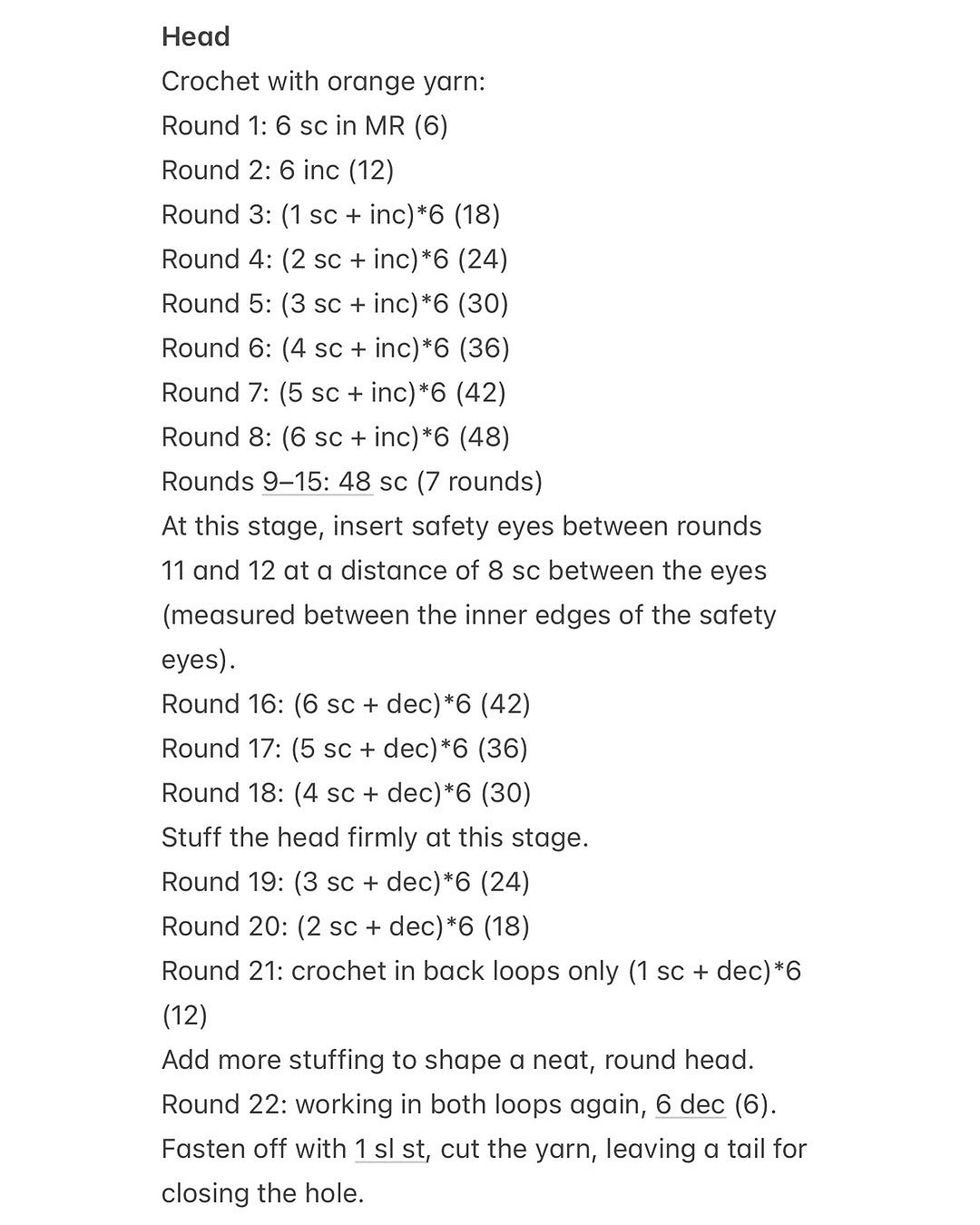 Crochet Pattern for Cute Pumpkin Witch Doll