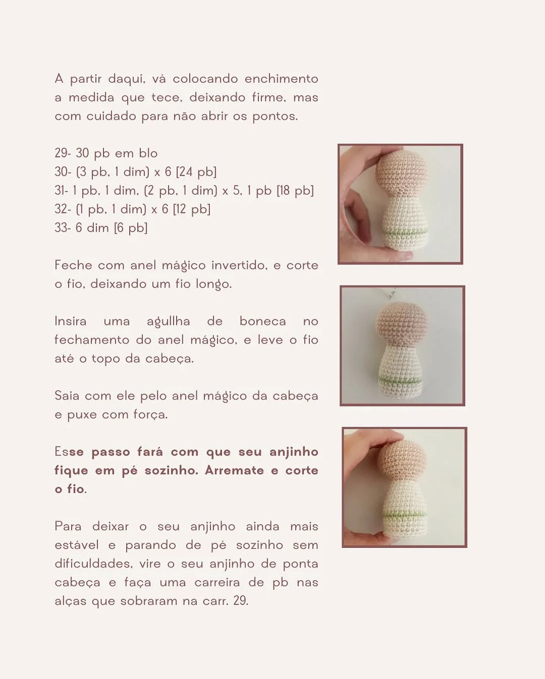 Crochet Pattern for Mini Angel Amigurumi - Free Recipe Included