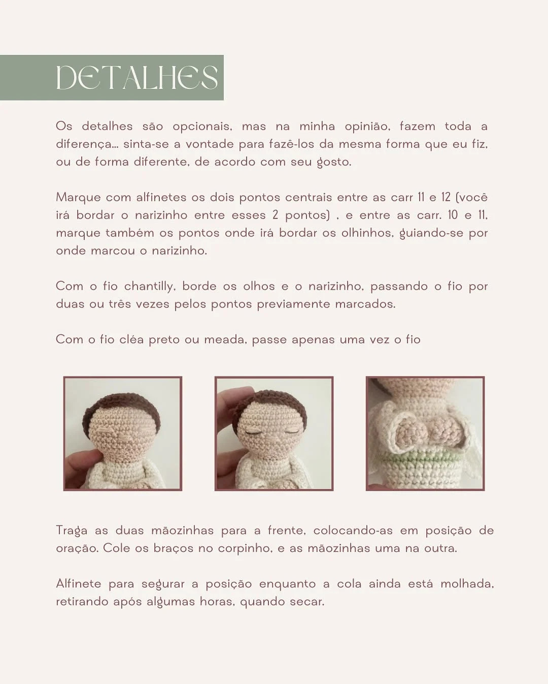 Crochet Pattern for Mini Angel Amigurumi - Free Recipe Included