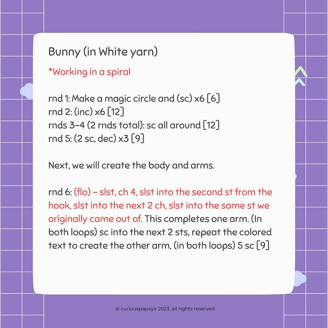 Crochet Pattern for Mini Magician Bunny in a Hat