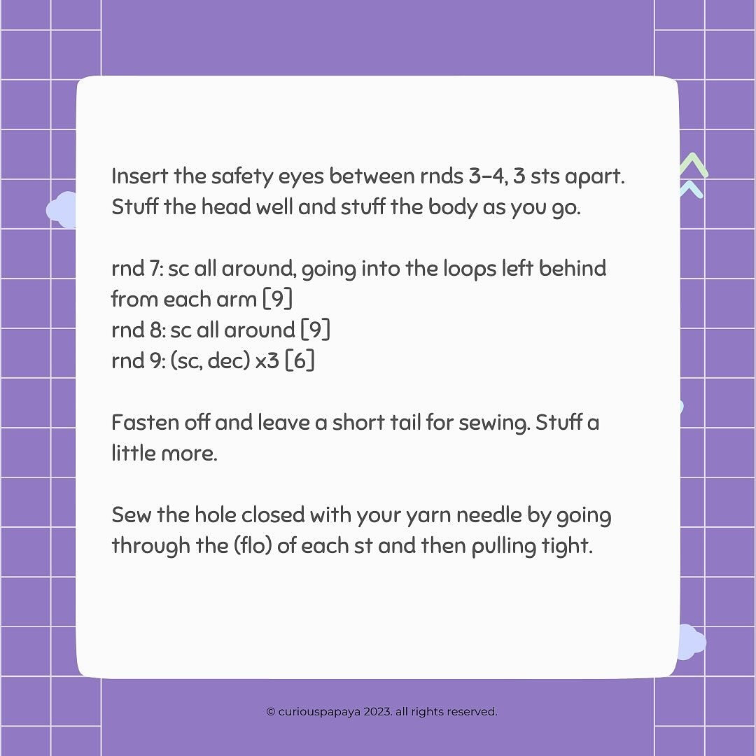 Crochet Pattern for Mini Magician Bunny in a Hat