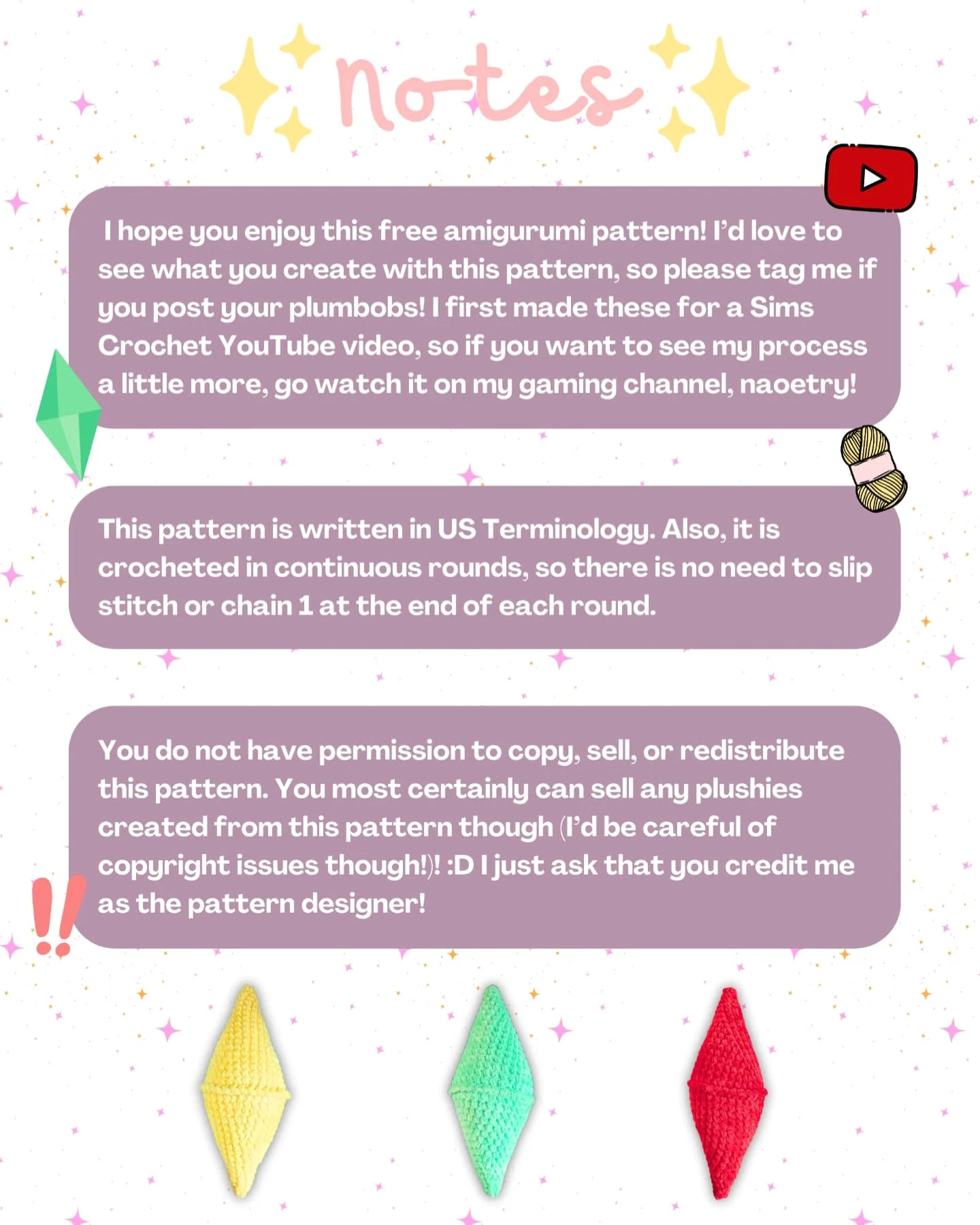 Crochet Pattern for Soft Leaf-Shaped Plush Toy