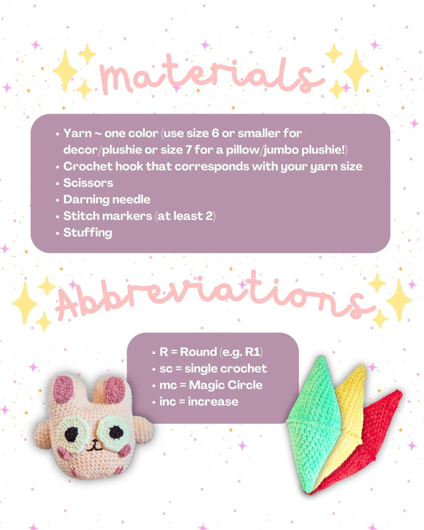 Crochet Pattern for Soft Leaf-Shaped Plush Toy