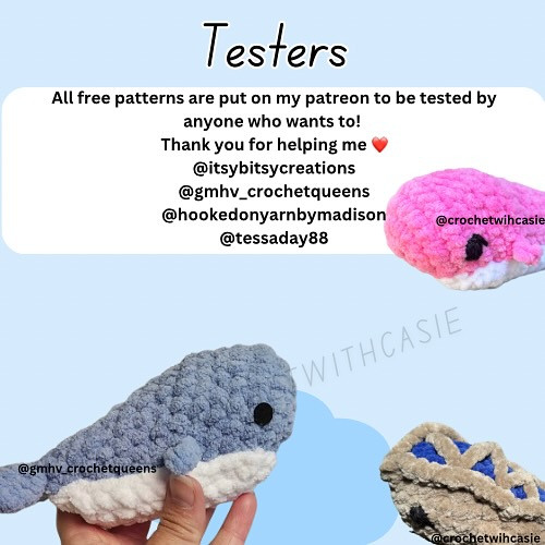 Crochet Pattern: Wally the Whale Amigurumi Toy