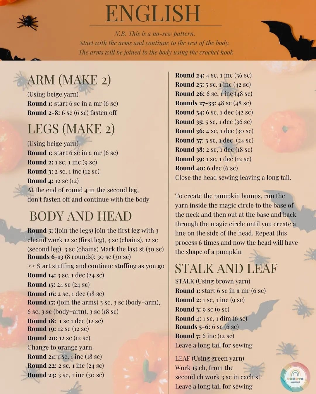 Crochet Pumpkin Doll Pattern - Quick and Easy Free Guide