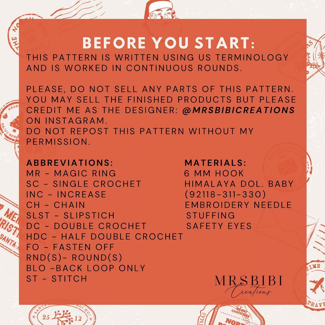 Crochet Santa Bag for Christmas Chocolates