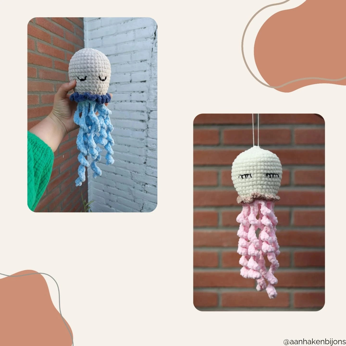 Crochet Sleepy Jellyfish Amigurumi Free Pattern