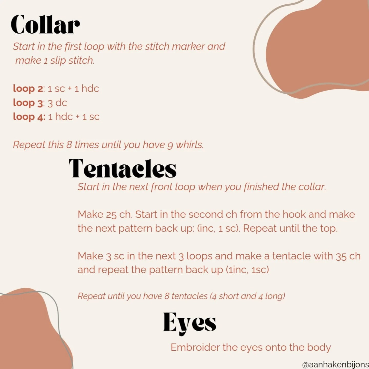 Crochet Sleepy Jellyfish Amigurumi Free Pattern