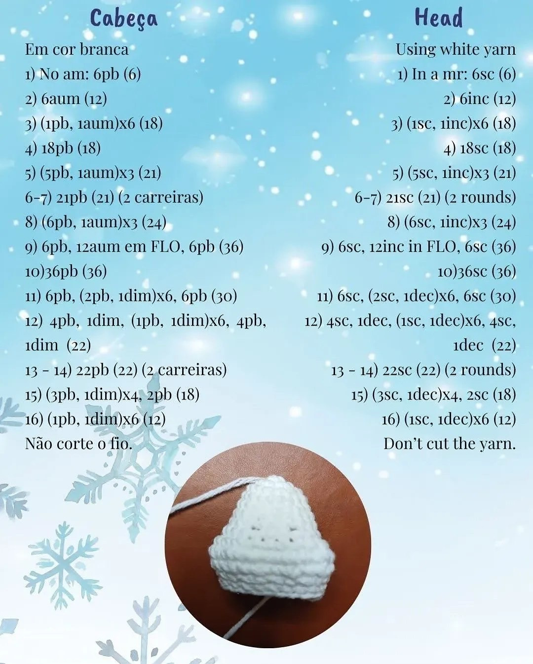 Crochet Snowman Amigurumi Pattern for Winter Fun