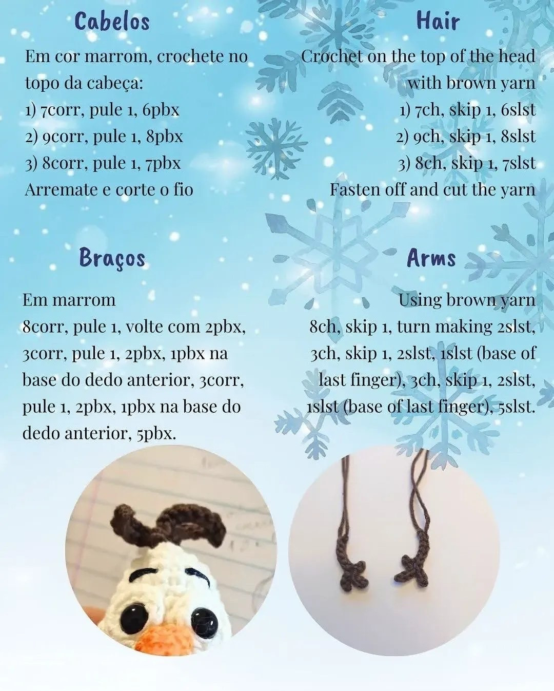 Crochet Snowman Amigurumi Pattern for Winter Fun