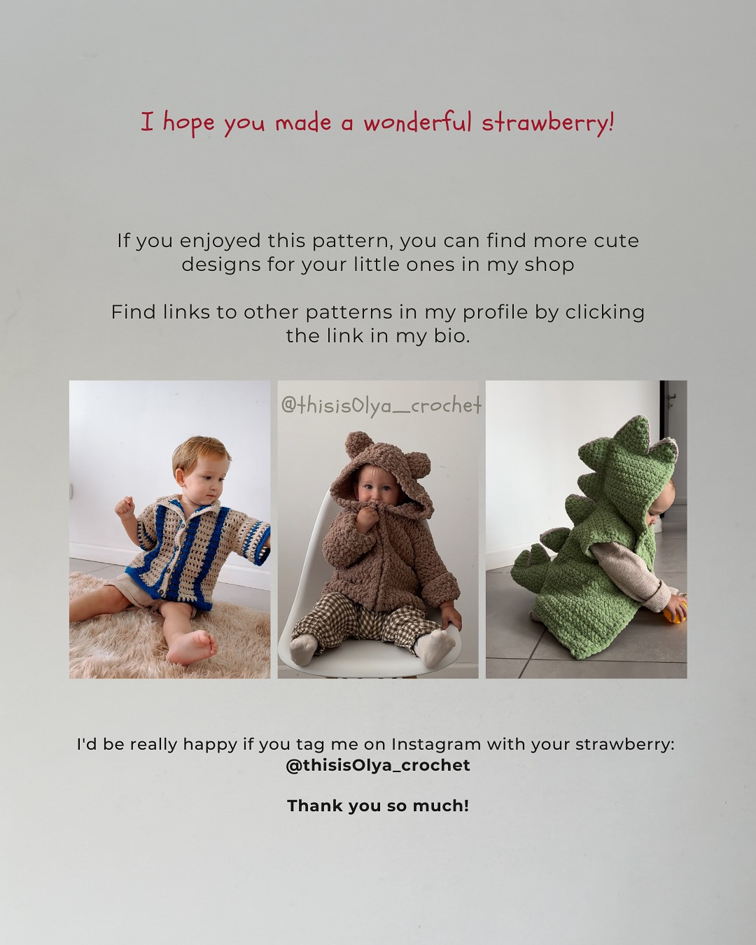 Crochet Strawberry Hat Pattern for Beginners - Free and Easy