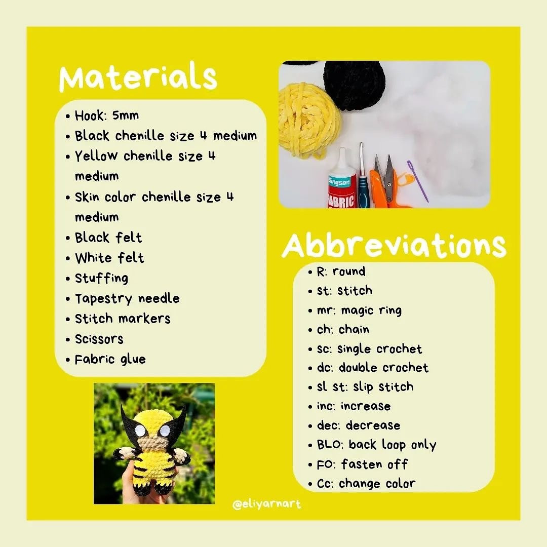 Crochet Superhero Plushie Pattern for Amigurumi Enthusiasts